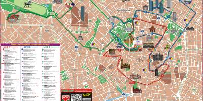 Kort over milano bus rute